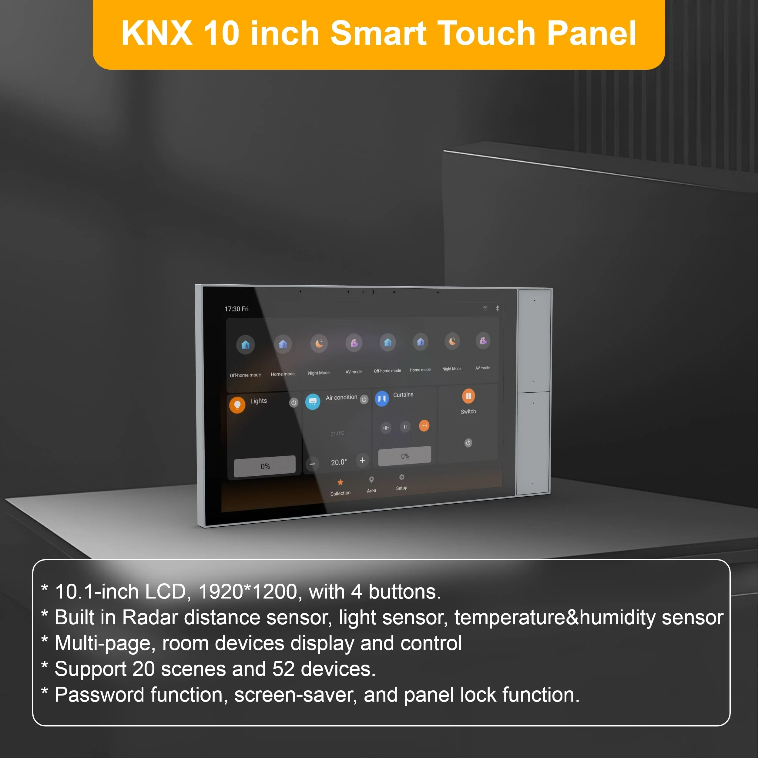Smart Home Knx System - Panel dotykowy Smart Touch 2026 do