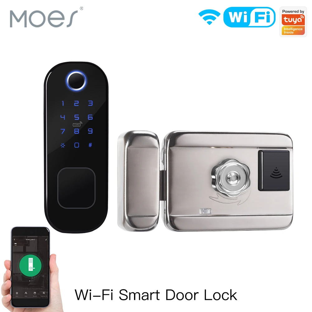 Smart Home Hotel - MOES WiFi Tuya inteligentny zamek do