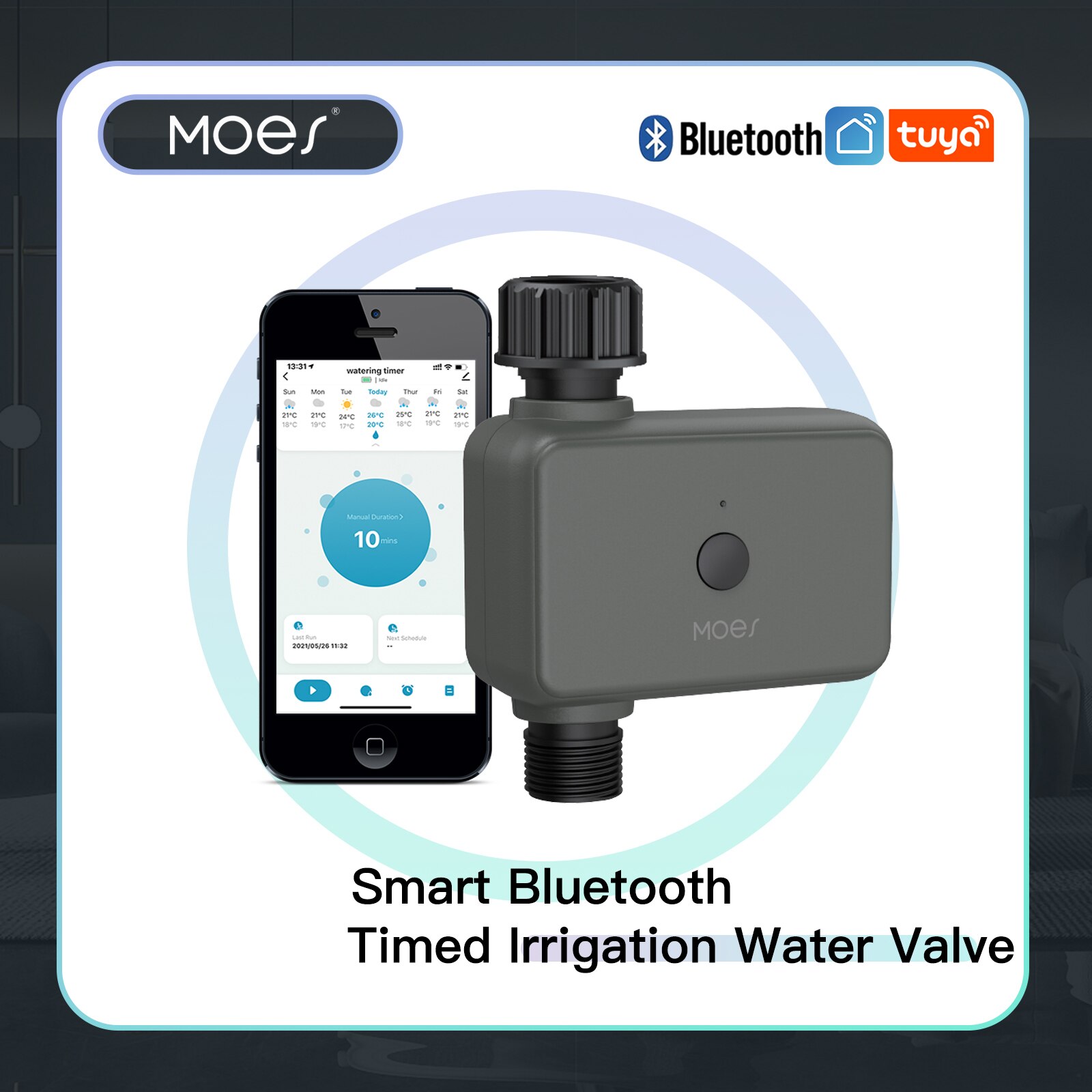 Smart Home Outdoor - Moes Smart Tuya Bluetooth Water Timer