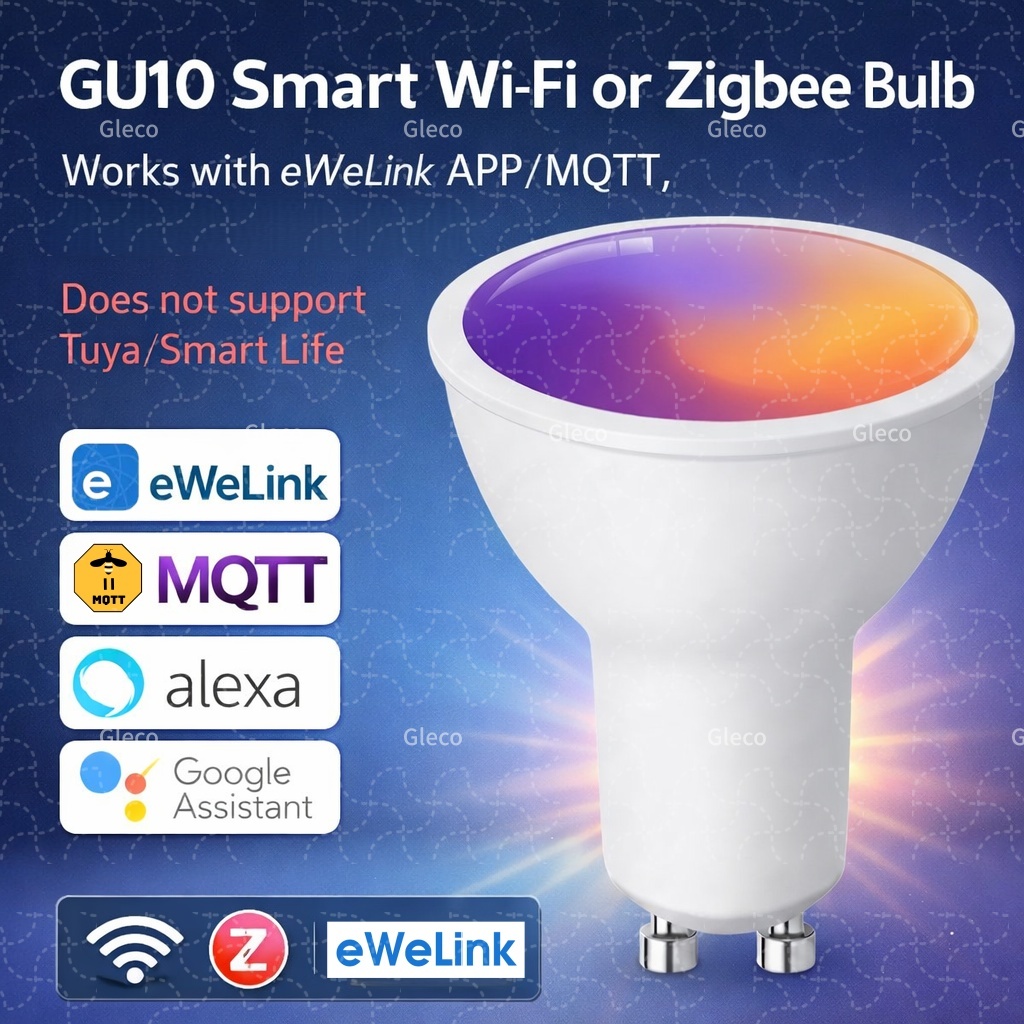 Smart Home Yandex - Żarówki LED Ewelink GU10 Zigbee, inteligentne
