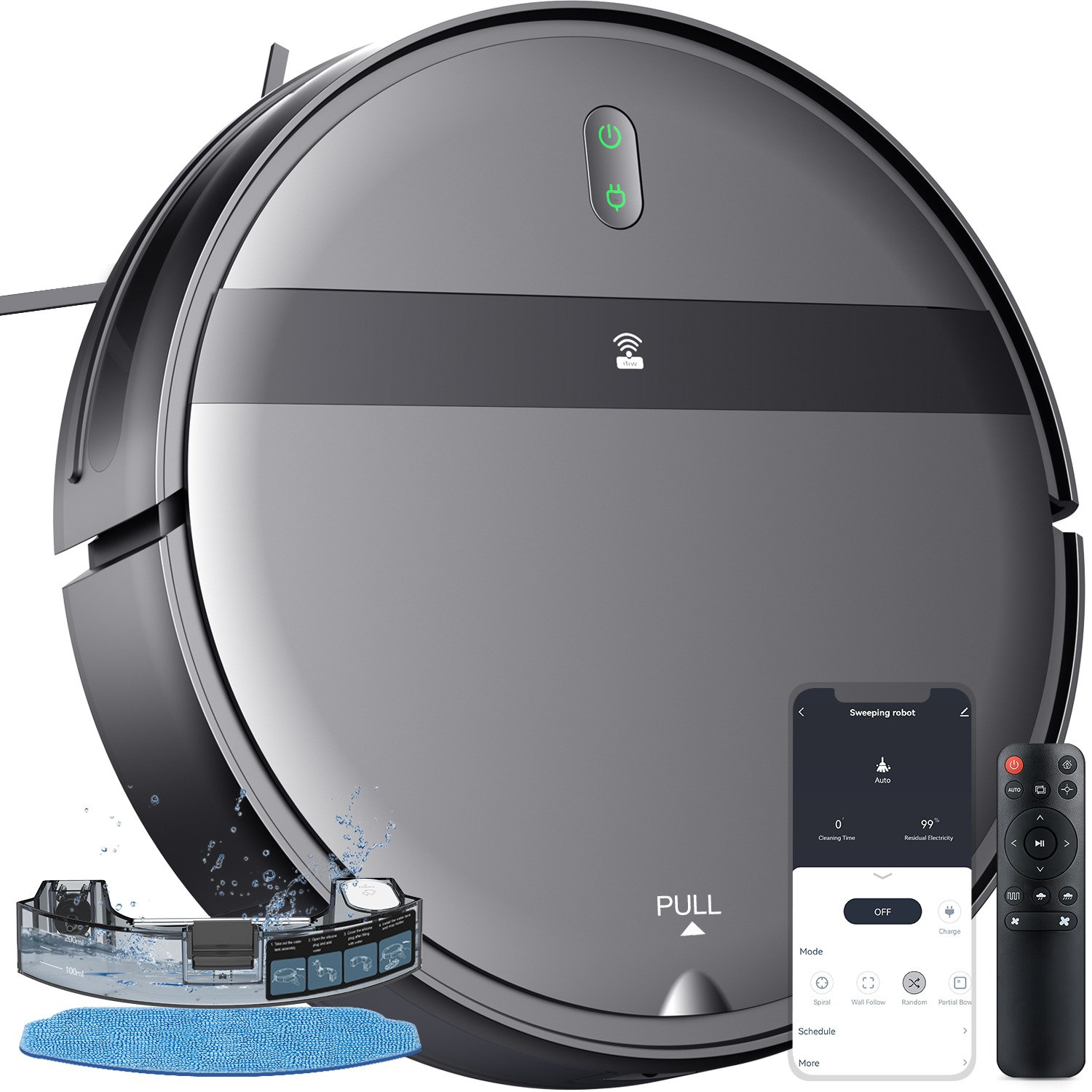 Smart Home Hotel - W pełni automatyczny, akumulatorowy robot odkurzający