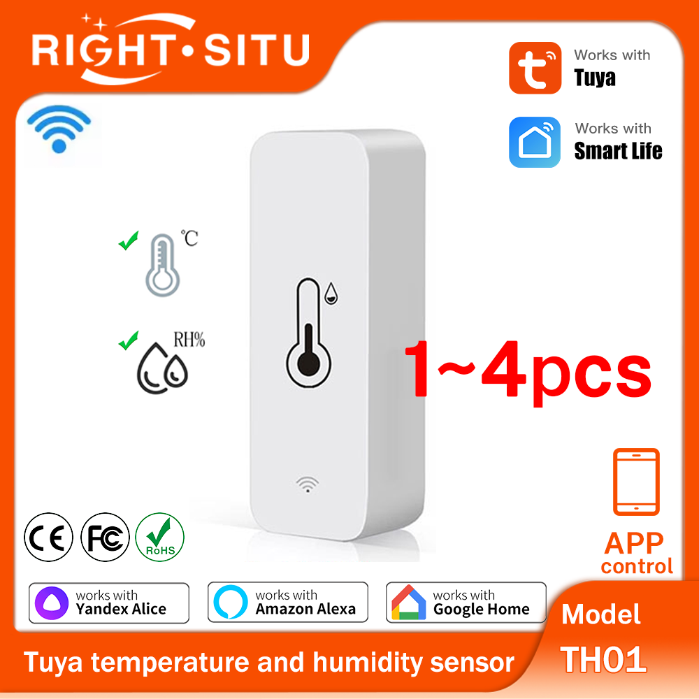 Smart Home Yandex - 1~4 SZT. Czujnik Temperatury i Wilgotności