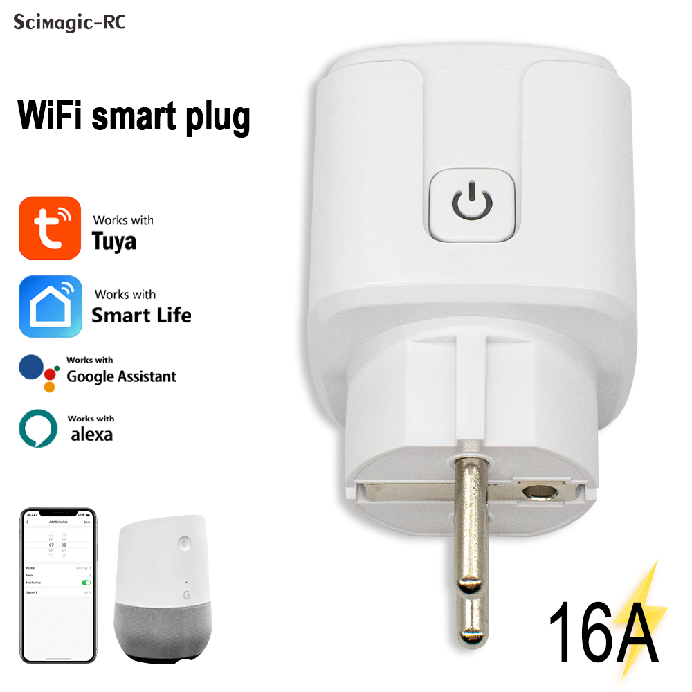 Tuya Wifi Socket - Inteligentne gniazdko WiFi Tuya 16A z