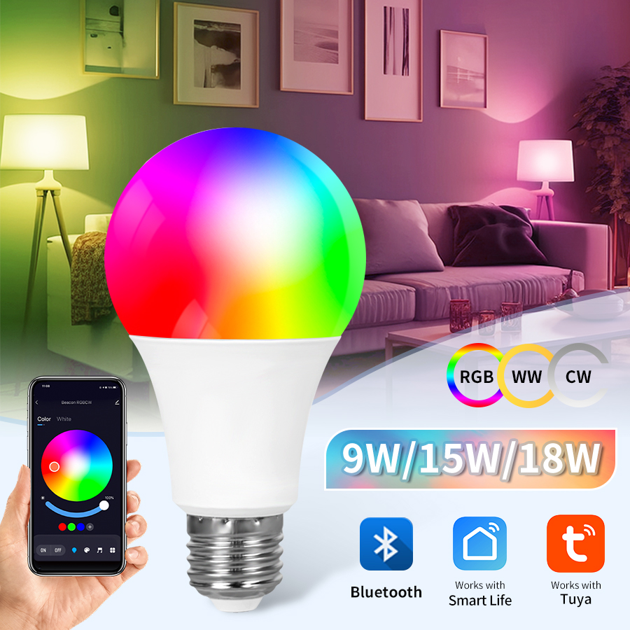 Smart Home Diy - Tuya Bluetooth Smart Light Bulbs E27