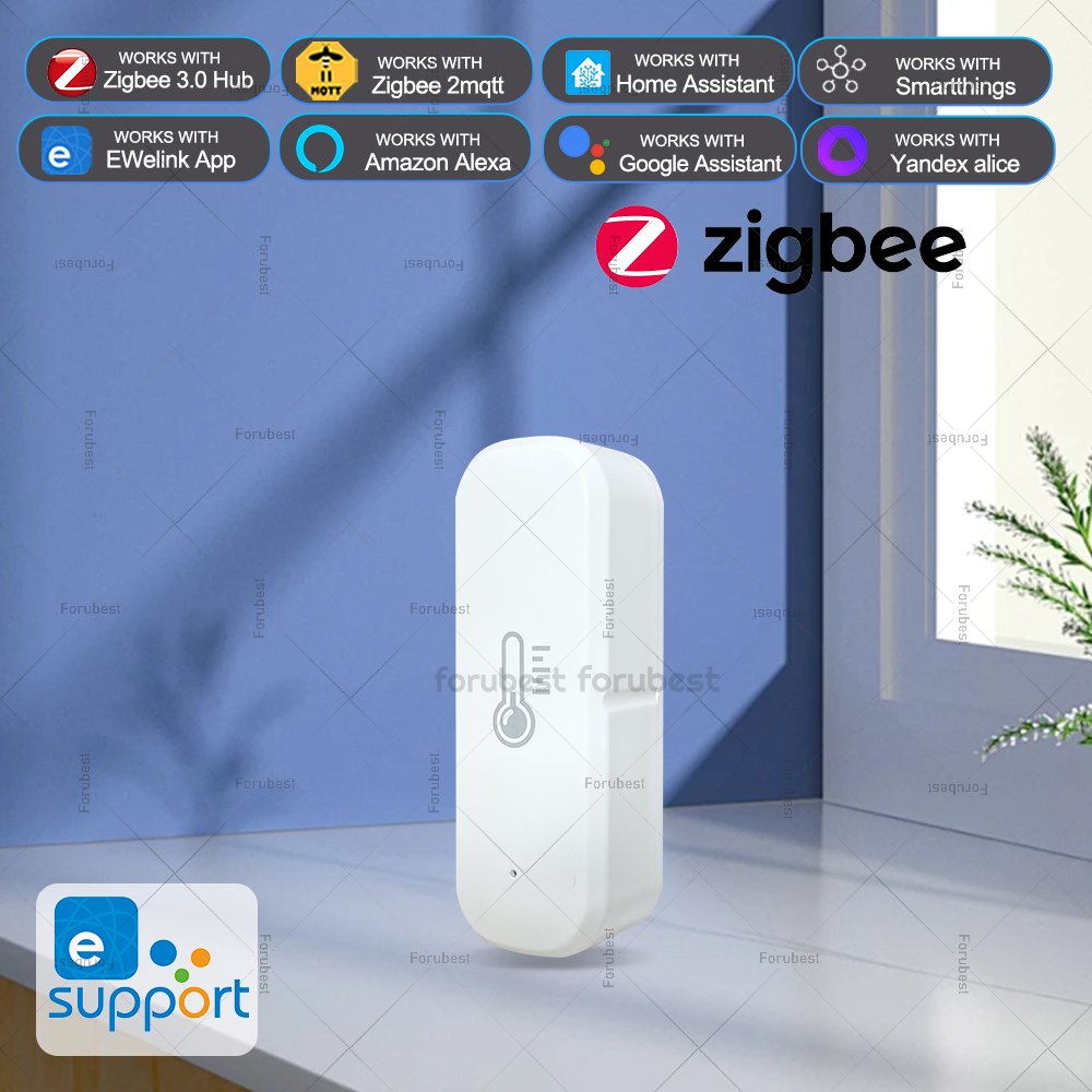 Smart Home Yandex - Czujnik temperatury i wilgotności ZigBee Inteligentny