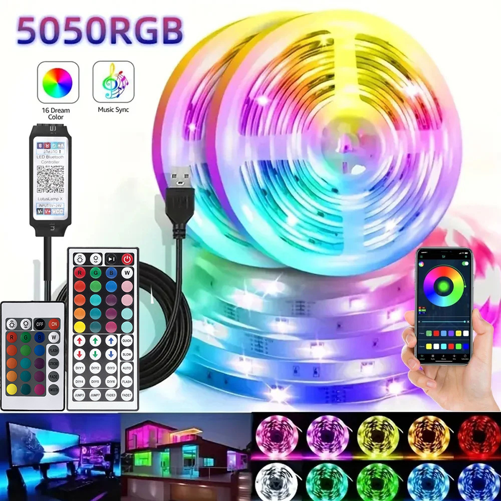 Smart Home App - Inteligentna taśma LED RGB do gier,