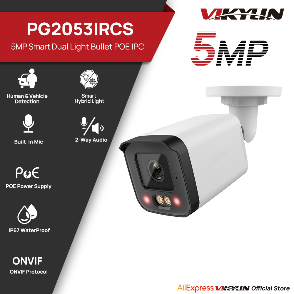 Smart Home Microsoft - Kamera IP VIKYLIN 5MP Smart Dual