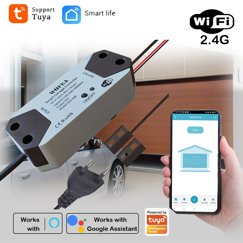 Smart Home Gira - Inteligentny kontroler otwierania drzwi garażowych, wtyczka