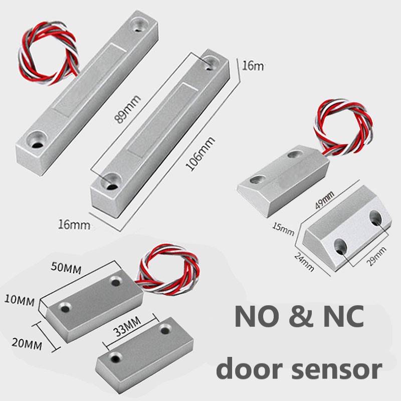 Door Window Sensor - NC NO Czujnik drzwi Kabel przewodowy