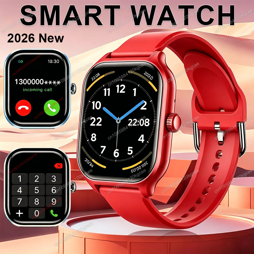 Smart Home Green - Nowy Smartwatch 2026 Połączenia Bluetooth Powiadomienia