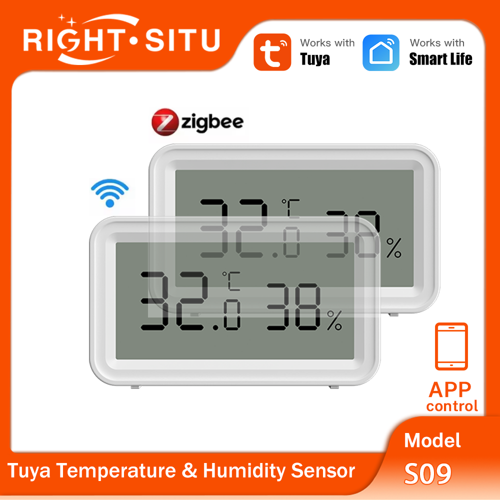 Smart Home Yandex - Czujnik temperatury i wilgotności Tuya Zigbee