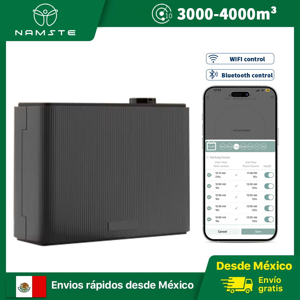 Smart Home Hotel - NAMSTE 800ML Dyfuzor Zapachowy z Inteligentnym