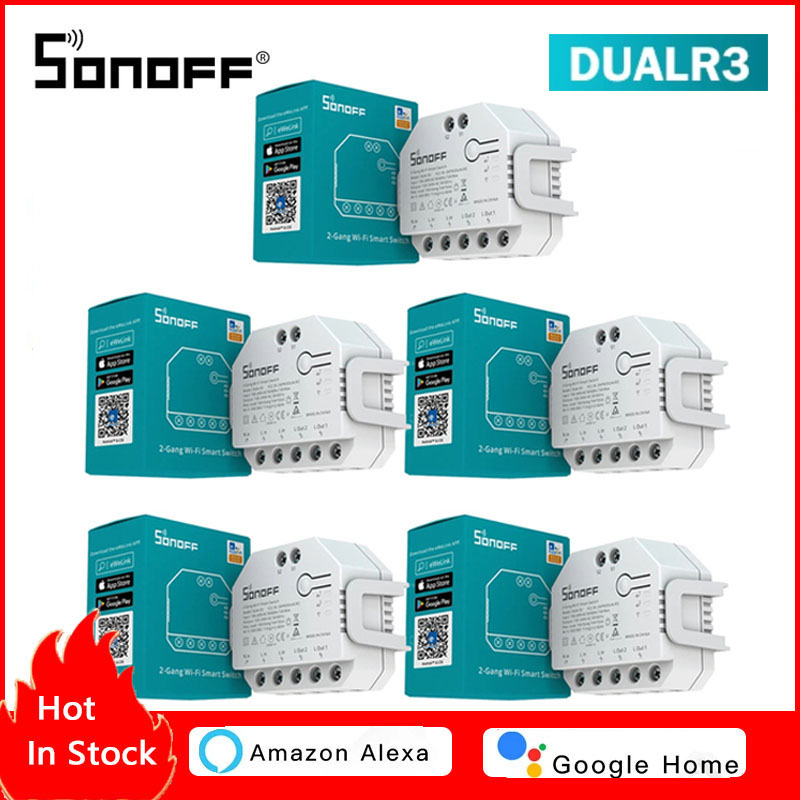 Smart Home Diy - SONOFF DUAL R3 2-kanałowy moduł przekaźnikowy