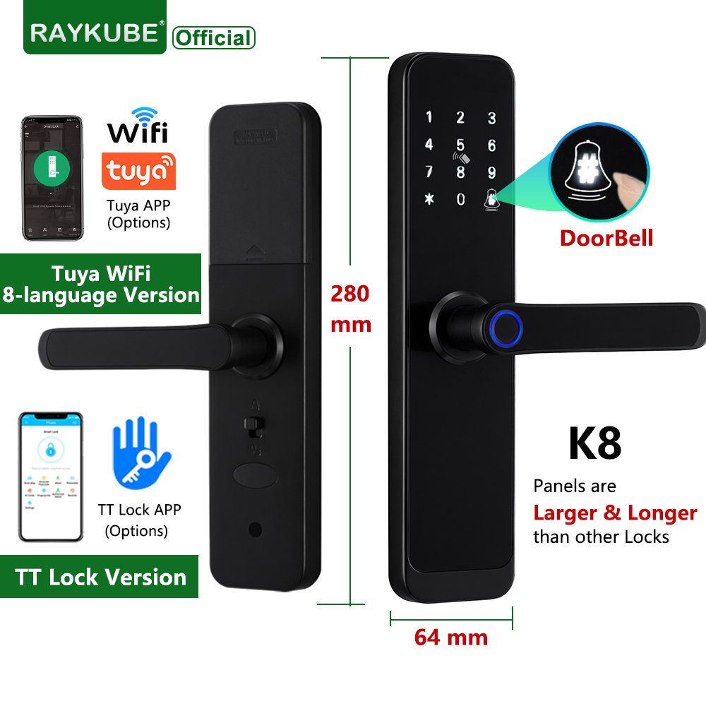 Smart Home Keyestudio - RAYKUBE K8 inteligentny zamek do drzwi