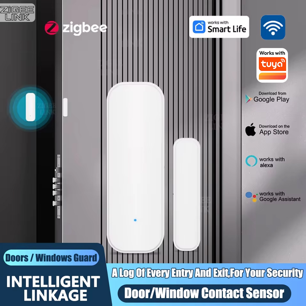 Door Window Sensor - Czujnik otwarcia drzwi/okien ZigBee, bezprzewodowy magnetyczny