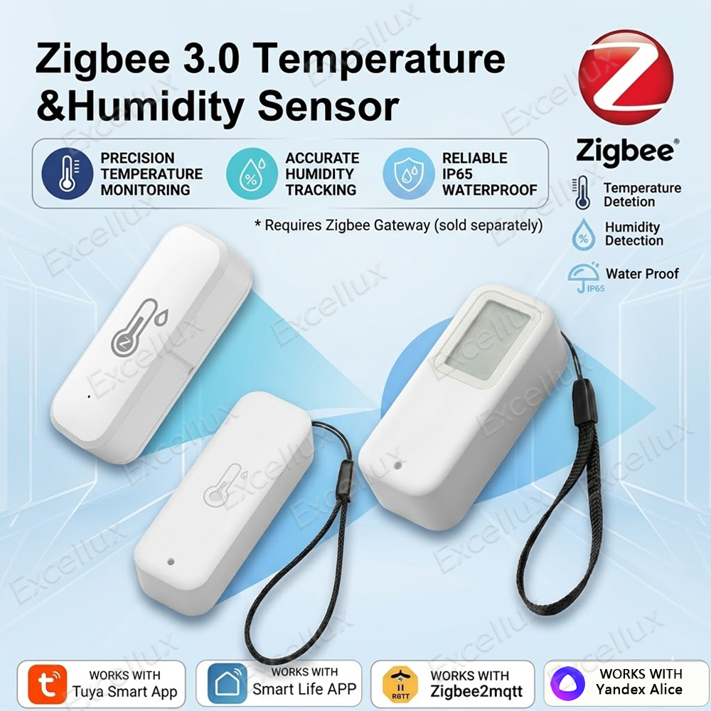 Smart Home Yandex - Inteligentny czujnik temperatury i wilgotności Tuya