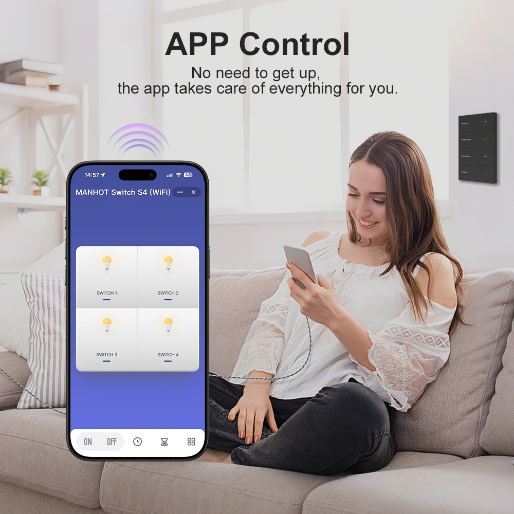 Manhot DIY Przełącznik Zigbee  – Smart Home Diy recenzja i cena