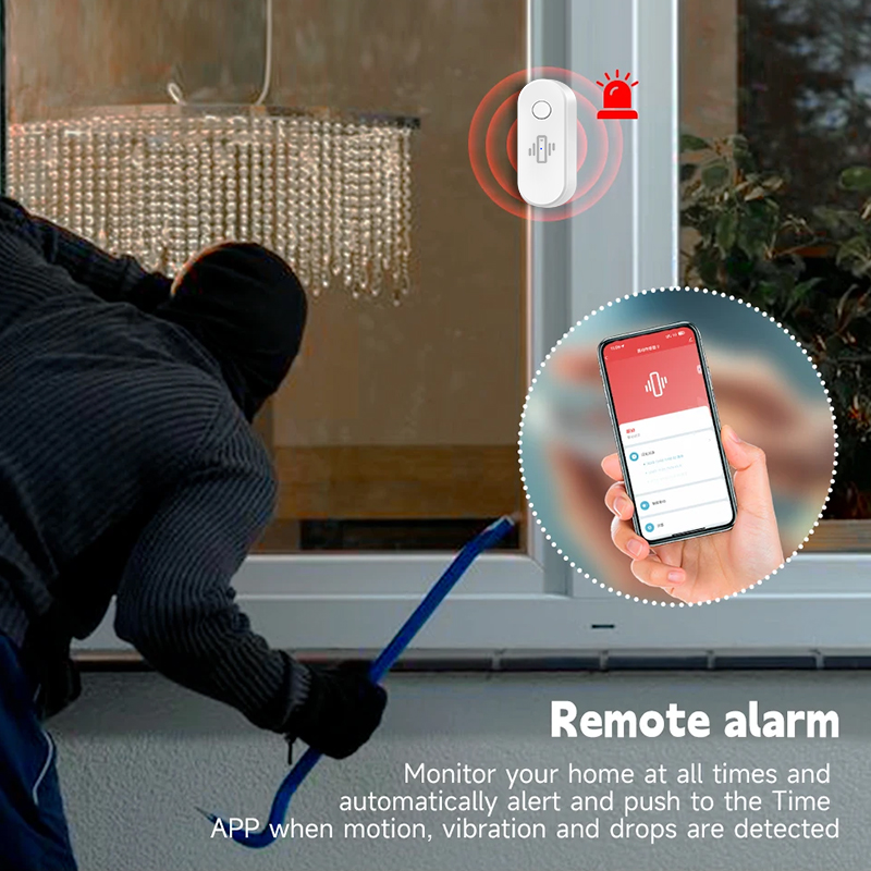 Czujnik wibracji WiFi Tuya, al – Door Window Sensor recenzja i cena