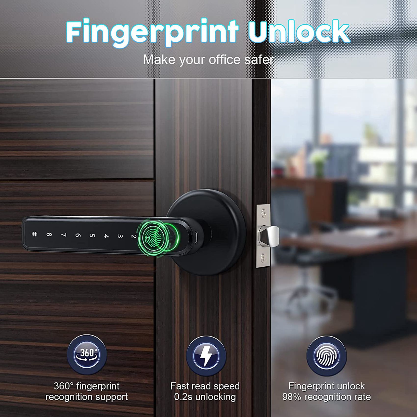 Inteligentny zamek do drzwi B2 – Smart Home Hotel recenzja i cena