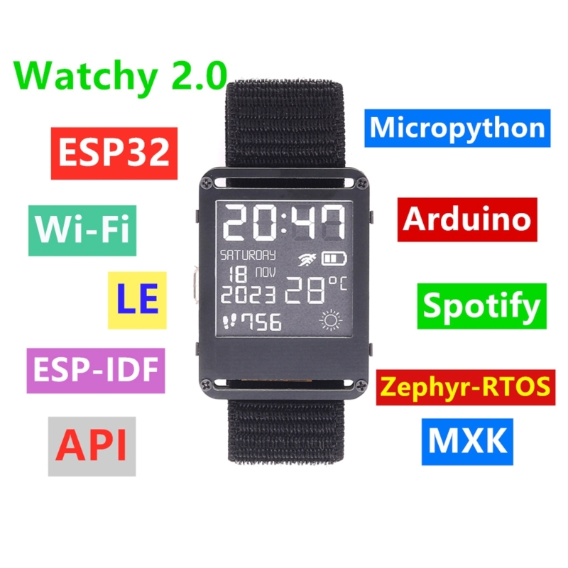 K0EA ESP32 Smartwatch Open Sou – Smart Home Open Source recenzja i cena
