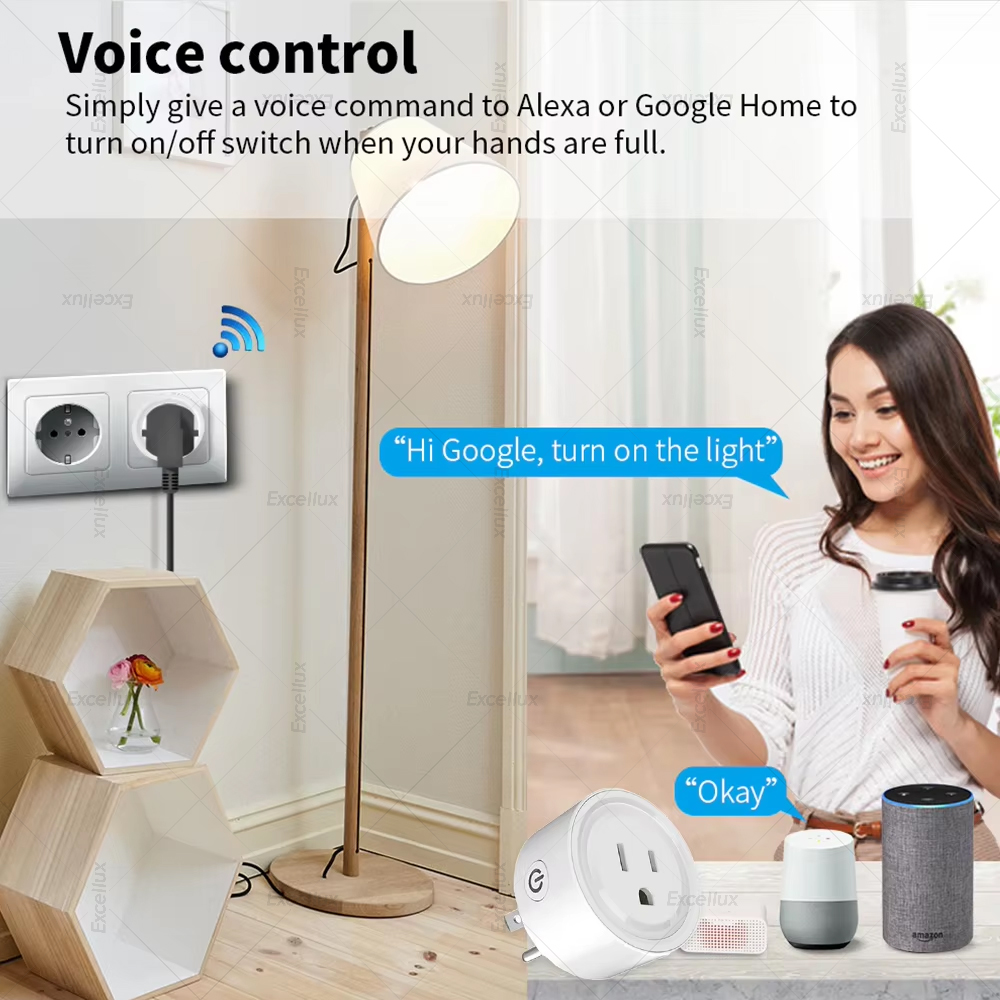 Inteligentna wtyczka Tuya 16A  – Tuya Wifi Socket recenzja i cena