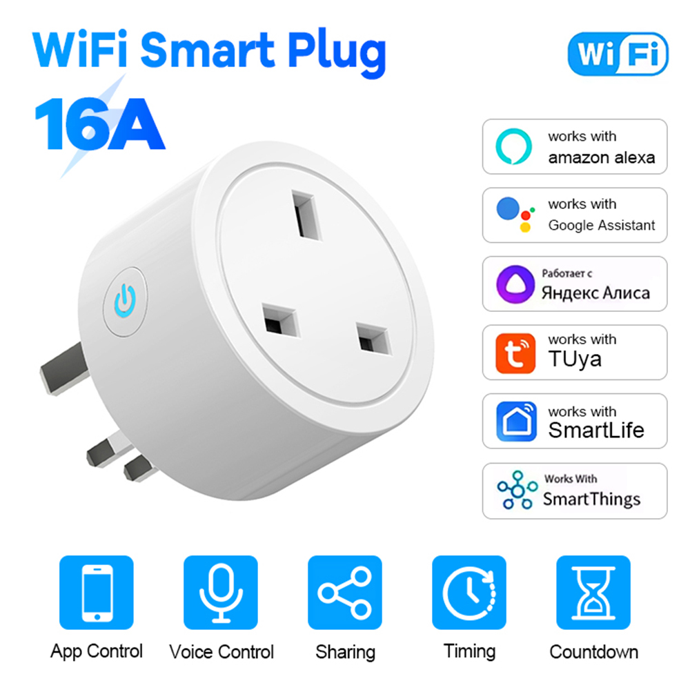 WiFi Smart Plug 16A UK Socket  – Smart Home Energy App recenzja i cena