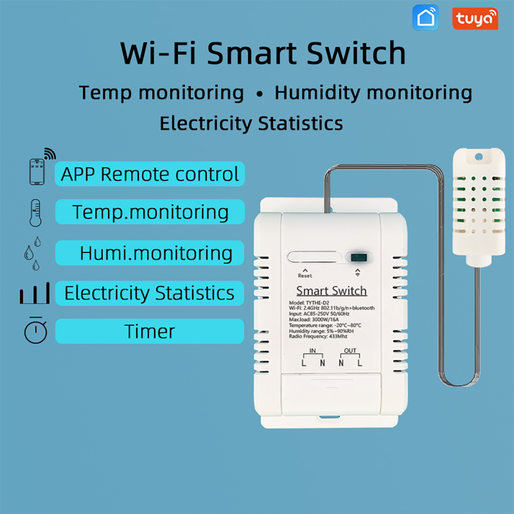 Przełącznik WiFi TH-16 Sterowa – Tuya Wifi Socket recenzja i cena