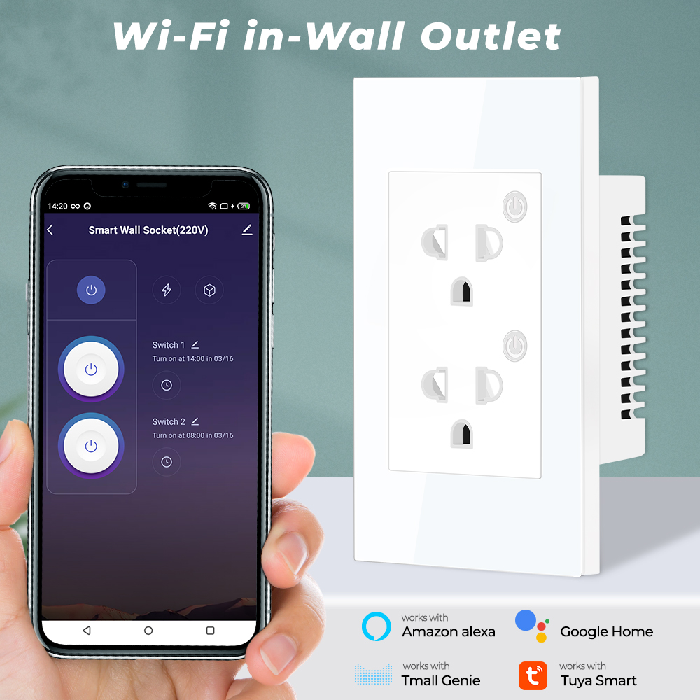 16A Tuya WiFi Bluetooth usa ue – Tuya Wifi Socket recenzja i cena