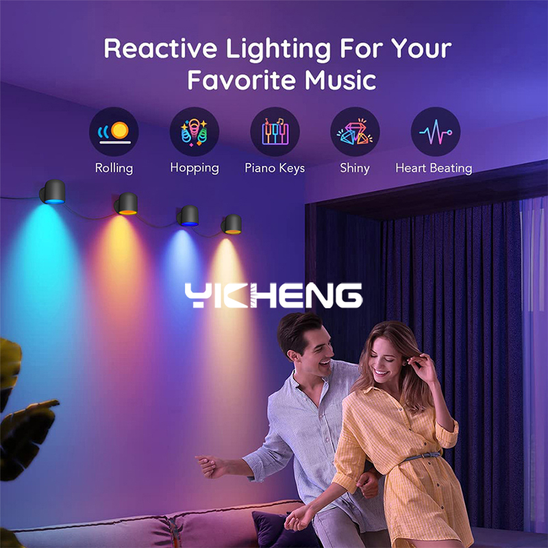 RGBIC inteligentna kinkiet TUY – Smart Home Living Room recenzja i cena