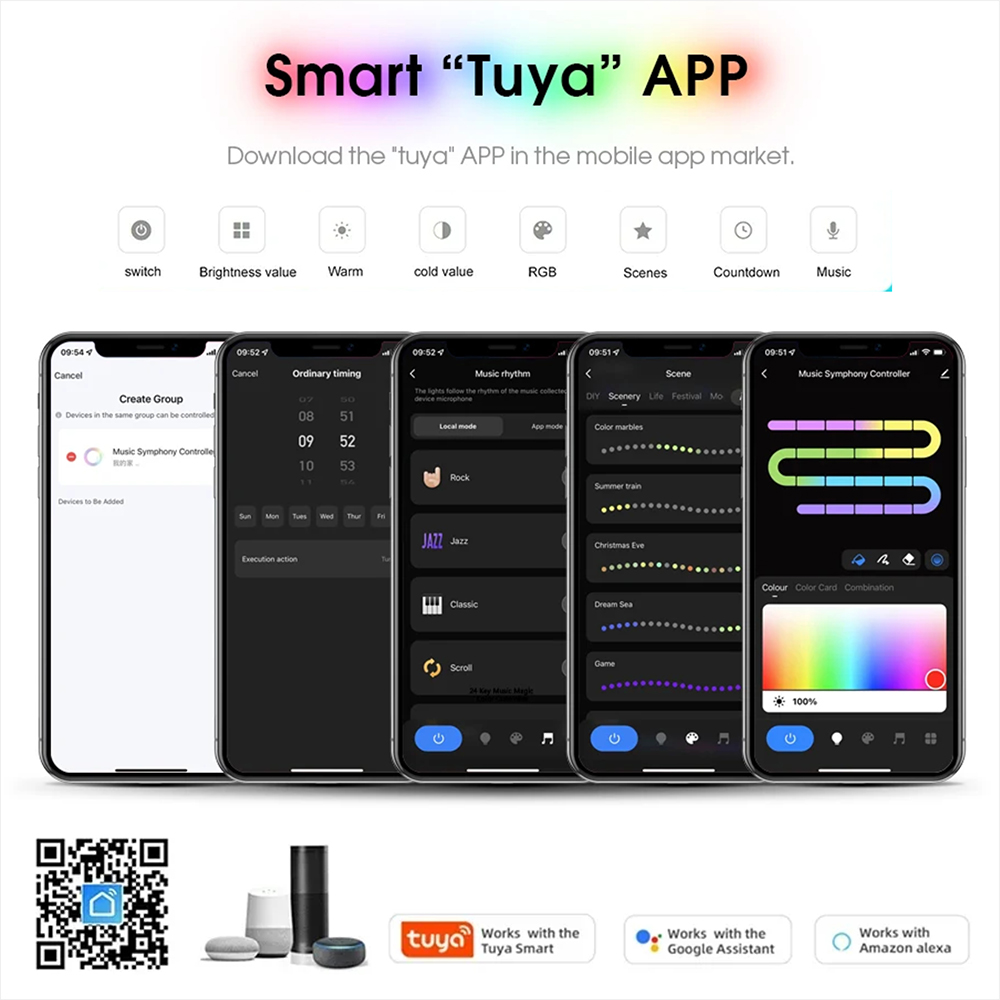 Taśma LED Tuya WiFi WS2811 RGB – Smart Home Living Room recenzja i cena