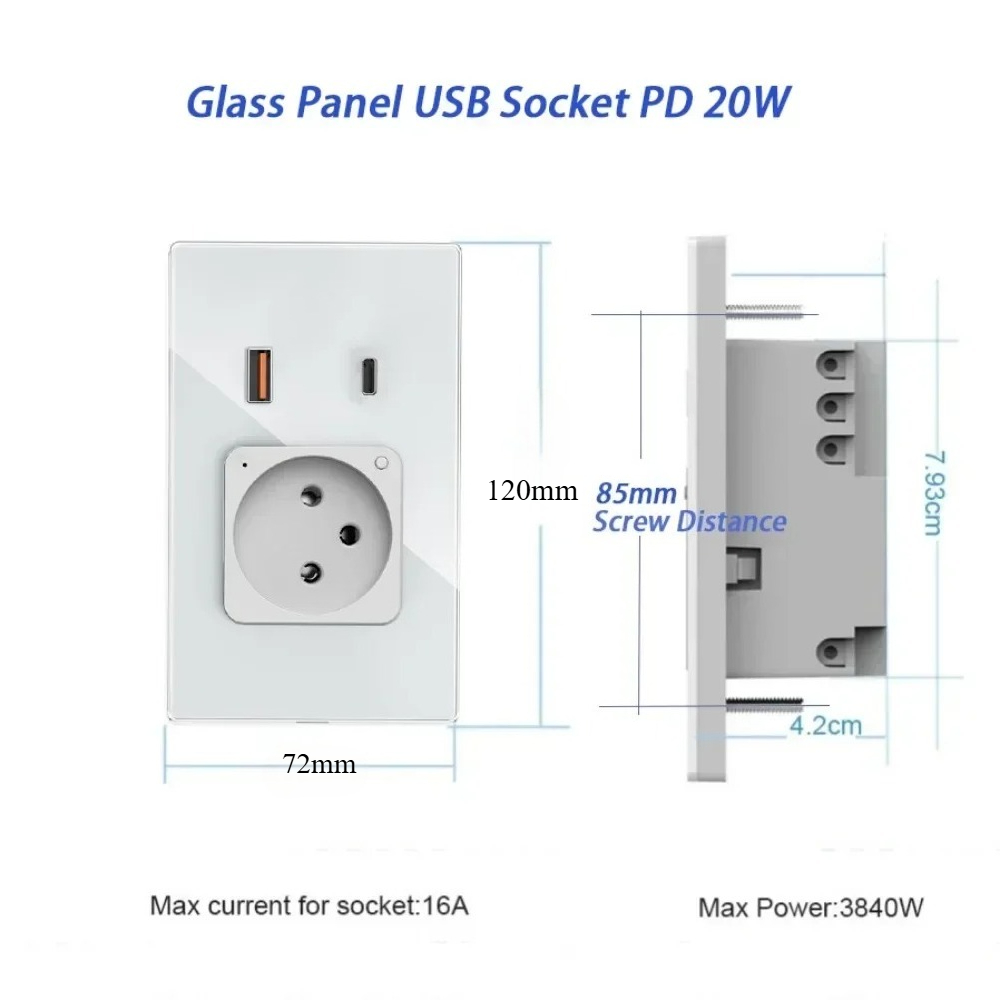 Inteligentne gniazdko ścienne  – Tuya Wifi Socket recenzja i cena