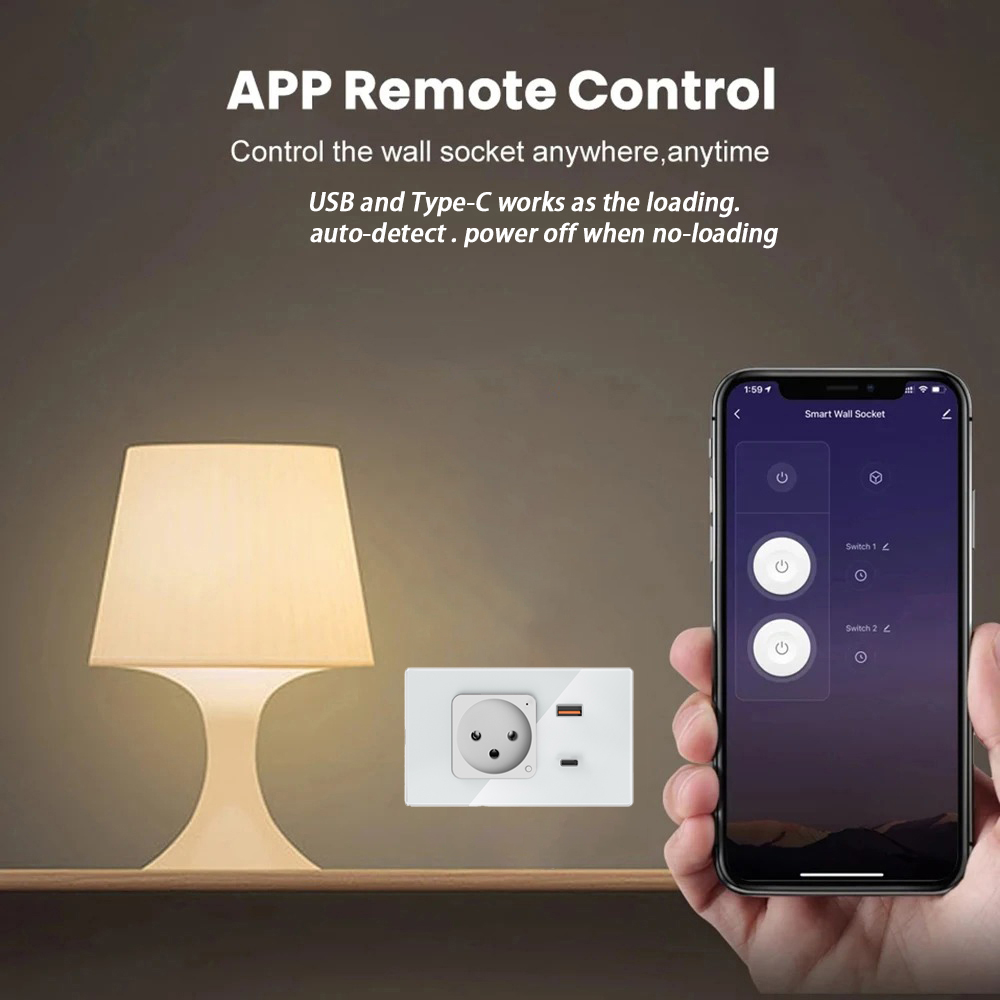 Inteligentne gniazdko ścienne  – Tuya Wifi Socket recenzja i cena