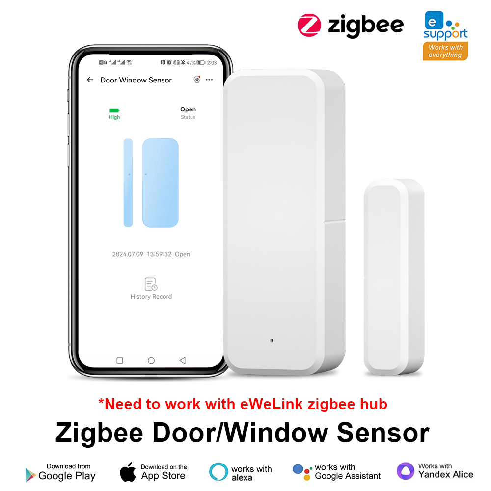 ZigBee czujnik okna drzwi eWeL – Smart Home Yandex recenzja i cena