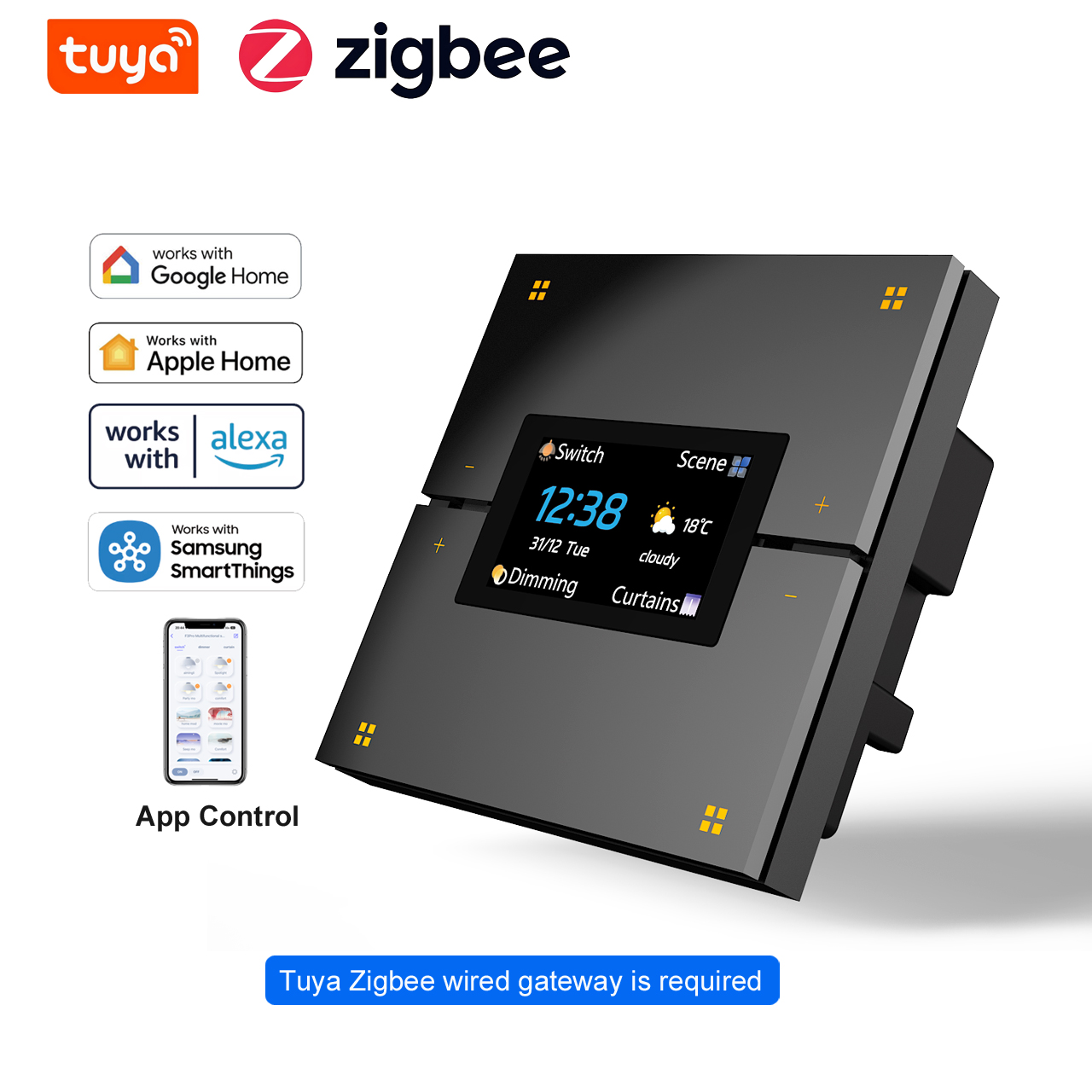 M9 Pro 8-przyciskowy UK Tuya I – Smart Home Hotel recenzja i cena