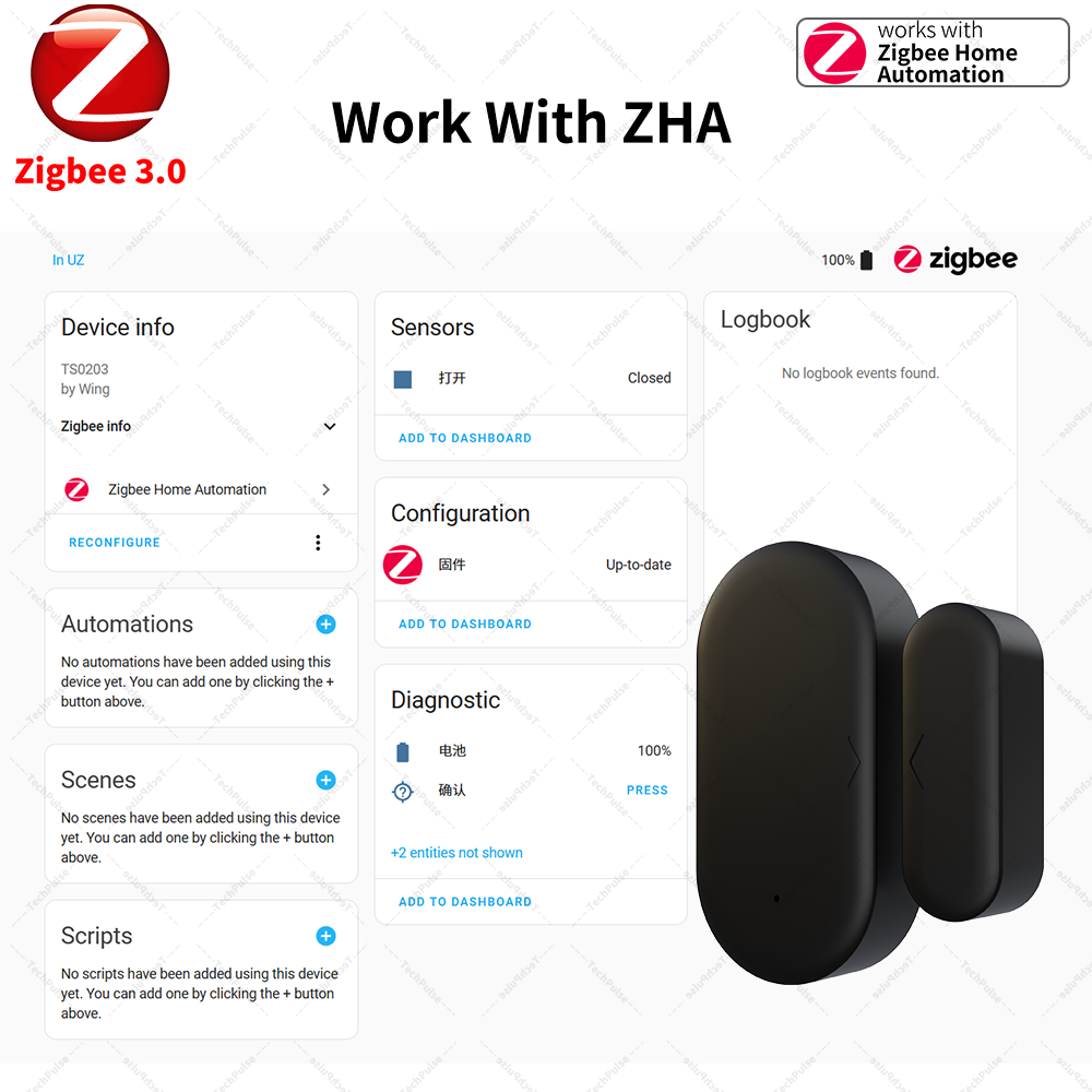 Czujnik otwarcia drzwi/okien Z – Door Window Sensor recenzja i cena