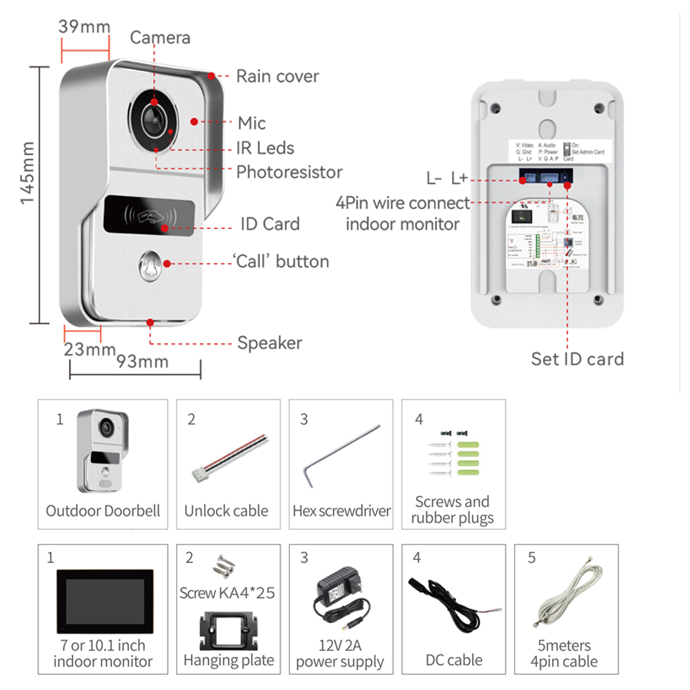 1080P 7-calowy wideodomofon Wi – Smart Home Ecosystems recenzja i cena