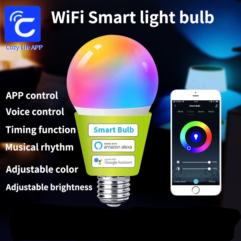 Żarówka SIXWGH E27 WiFi 9W int – Smart Home Diy recenzja i cena