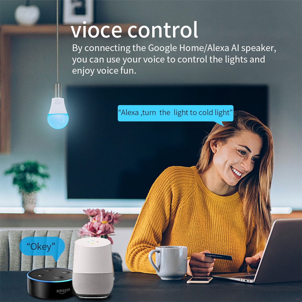 Żarówka SIXWGH E27 WiFi 9W int – Smart Home Diy recenzja i cena
