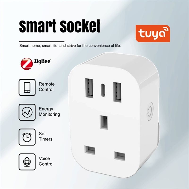 Inteligentna wtyczka USB typu  – Tuya Wifi Socket recenzja i cena