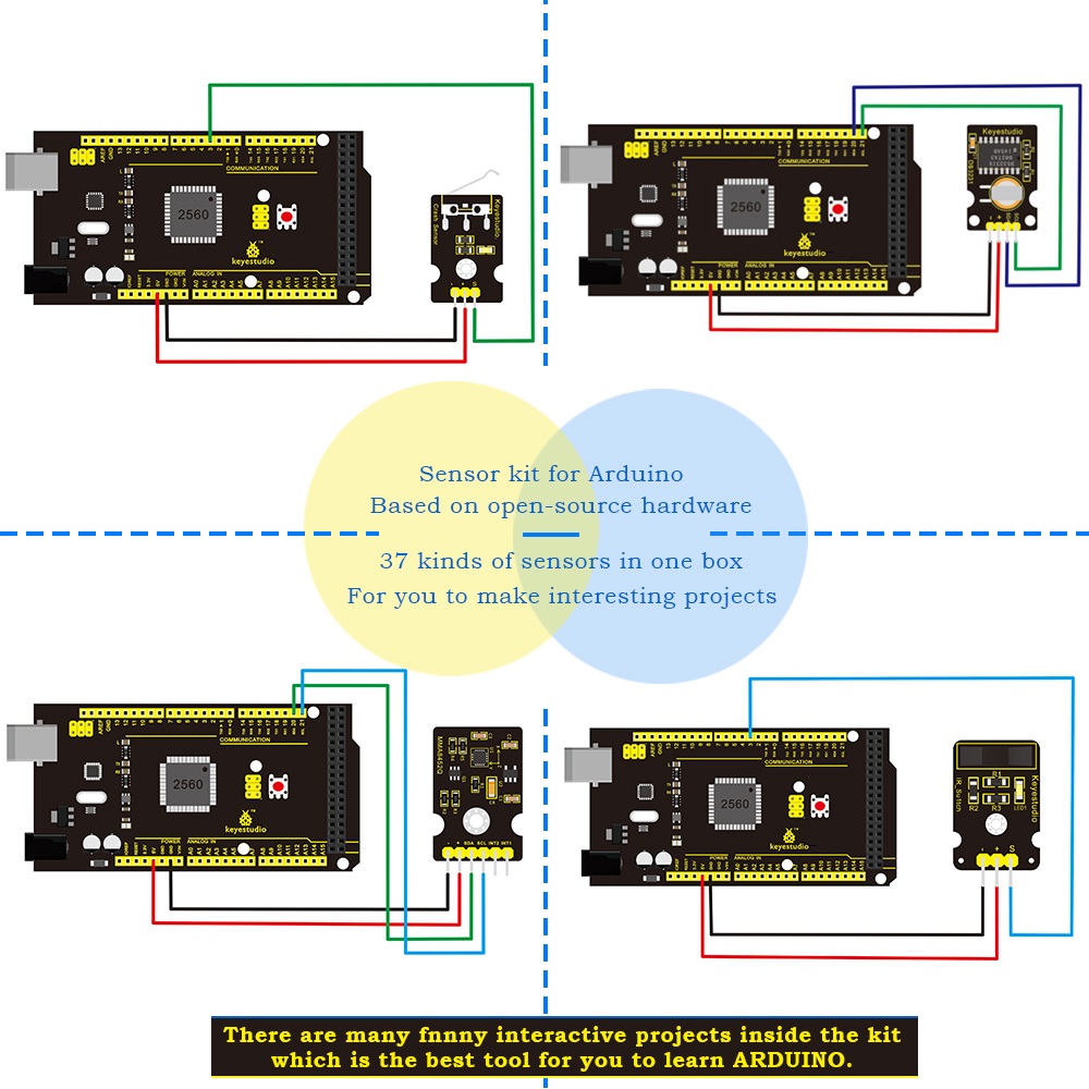 Keyestudio New Sensor Starter  – Smart Home Keyestudio recenzja i cena