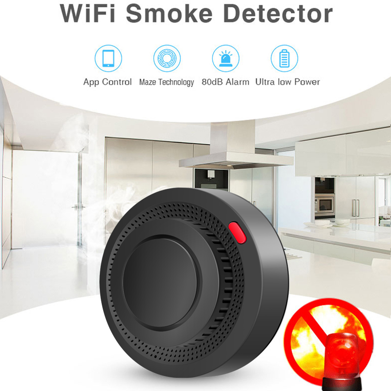 Czujnik dymu WiFi 2.4G, bezprz – Smart Home Ecosystems recenzja i cena