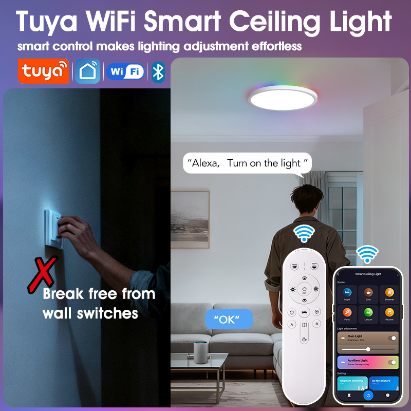 Lampa sufitowa BENEWTON Tuya S – Smart Home Living Room recenzja i cena